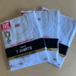 ビーブイディー(B.V.D)のBVD 丸首半袖Tシャツ Mサイズ　新品　3枚(その他)