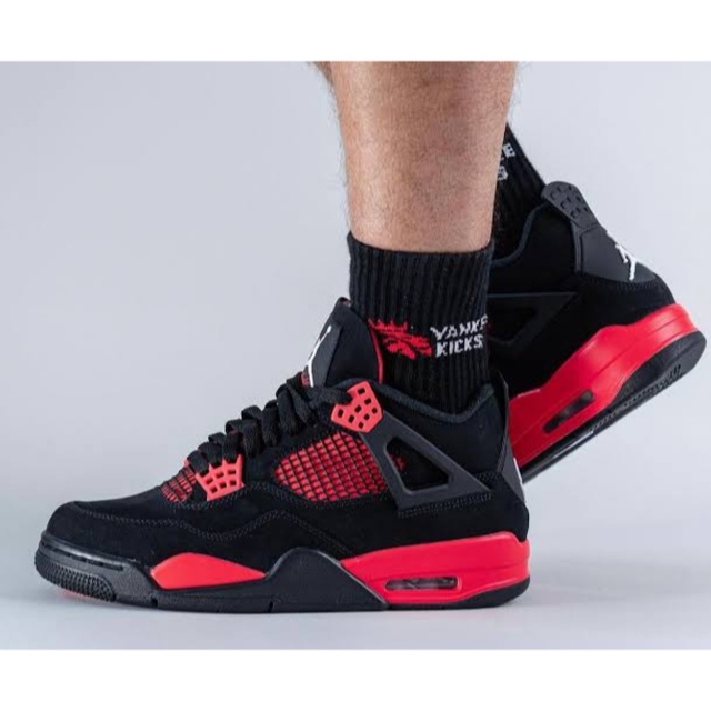 NIKE AIR JORDAN4 RED THUNDER