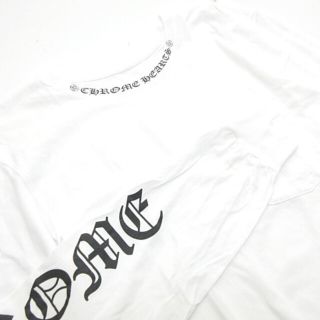 クロムハーツ(Chrome Hearts)のクロムハーツ CHROME HEARTS ロゴ プリント Tシャツ クロス M(Tシャツ/カットソー(七分/長袖))