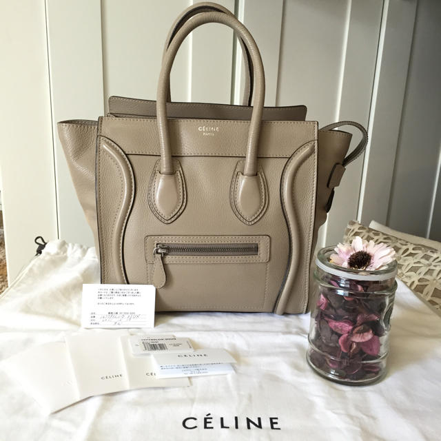 みかんさま専用 CELINE セリーヌ ラゲージ ナノ 赤