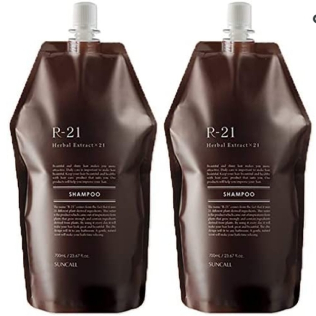 新品 サンコールR21シャンプー 詰め替え用700ml 2本セット ★サンコール R-21 ボタニエンス シャンプー650ml/詰替用