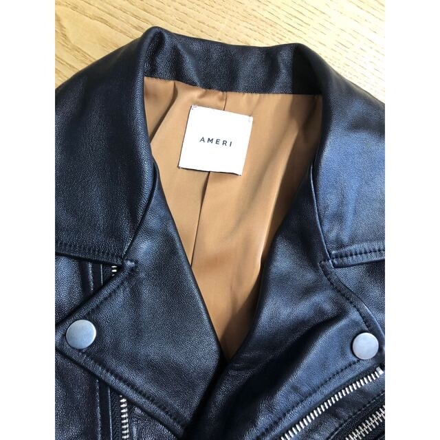 Ameri VINTAGE(アメリヴィンテージ)のsasa様専用☆LEATHER RIDERS JACKET レディースのジャケット/アウター(ライダースジャケット)の商品写真