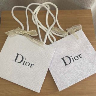 ディオール(Dior)のDior ショップ袋2枚セット(ショップ袋)