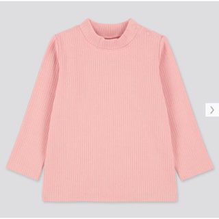 ユニクロ(UNIQLO)の新品★未使用　リブハイネックT(長袖)(Tシャツ/カットソー)