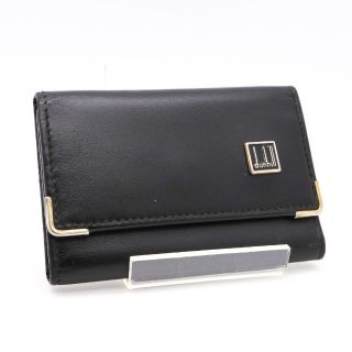 ダンヒル(Dunhill)の《一点物》dunhill キーケース カードケース ブラック レザー ロゴ(キーケース)