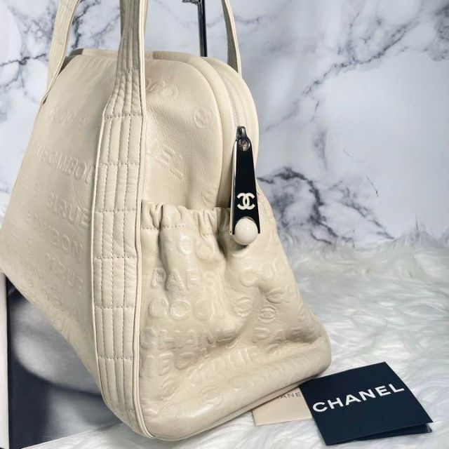 極美品 CHANEL ココマーク アンリミテッド トートバッグ-