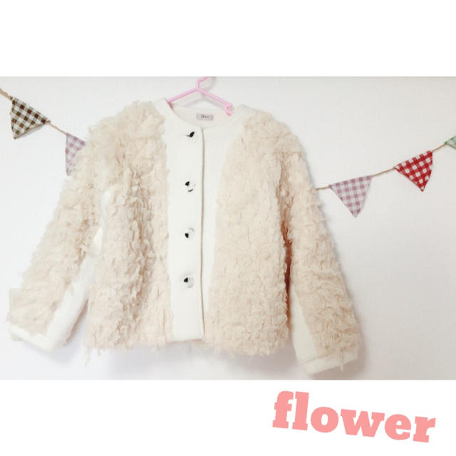 flower(フラワー)のflower モコモコ ジャケット🐑 レディースのジャケット/アウター(毛皮/ファーコート)の商品写真