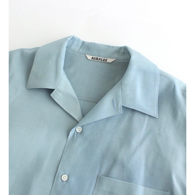 AURALEE(オーラリー)のオーラリー21ss オープンカラーシャツ メンズのトップス(シャツ)の商品写真