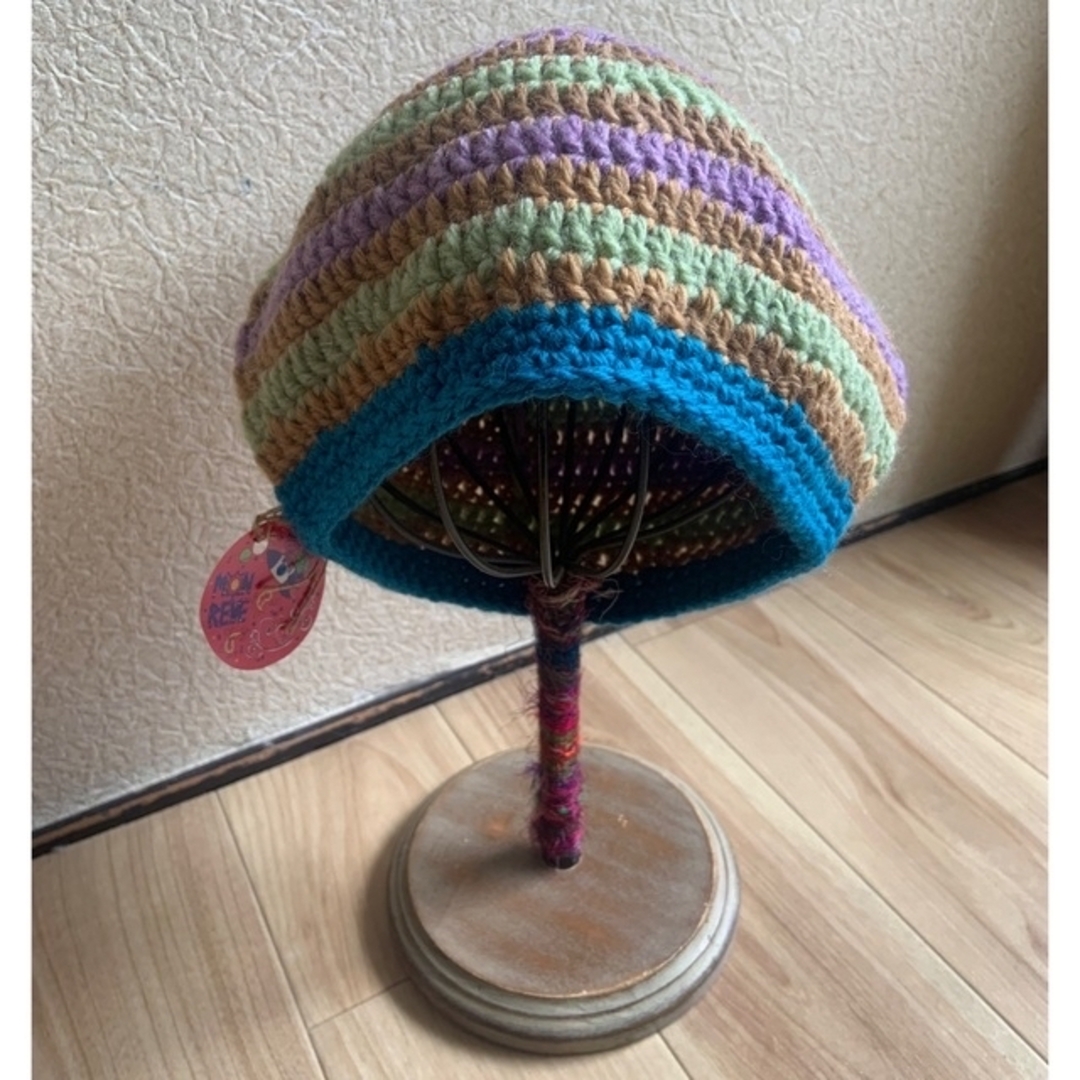 ニット帽子（どんぐり） レディースの帽子(ニット帽/ビーニー)の商品写真