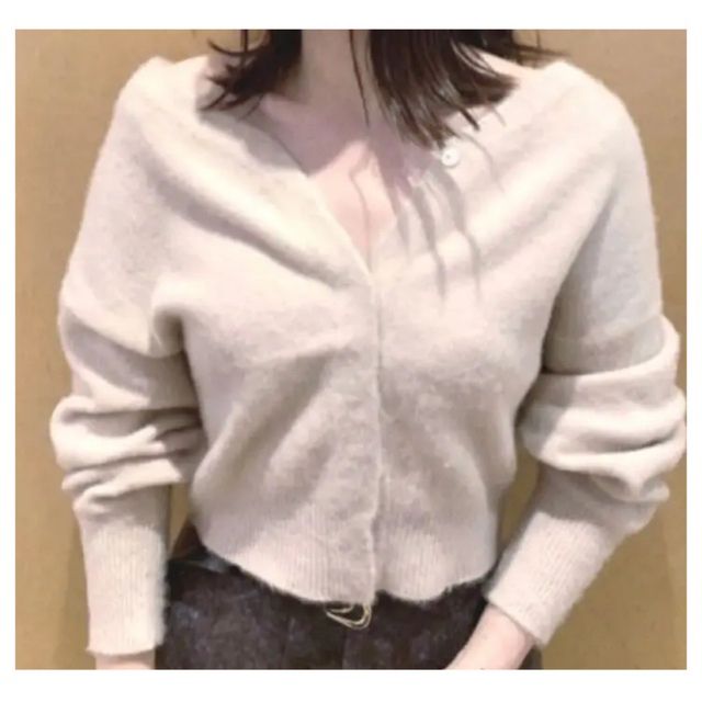 snidel ラクーンショートボレロカーディガン