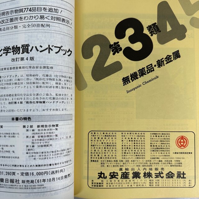 ★991 9887の化学商品 化学工業日報 ファイザー(株) エンタメ/ホビーの本(その他)の商品写真