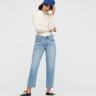 ユニクロ(UNIQLO)のリブハイネックt(Tシャツ(長袖/七分))