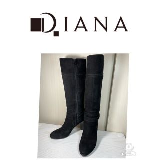 ダイアナ(DIANA)の22センチ　DIANA レザー　スエードロングブーツ(ブーツ)