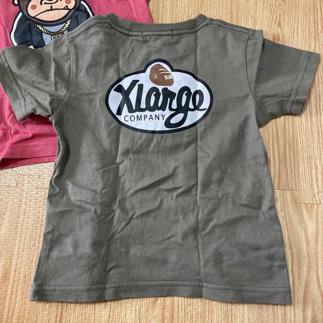 XLARGE(エクストララージ)のXLARGE  半袖　Tシャツ  100  ２点 キッズ/ベビー/マタニティのキッズ服男の子用(90cm~)(Tシャツ/カットソー)の商品写真