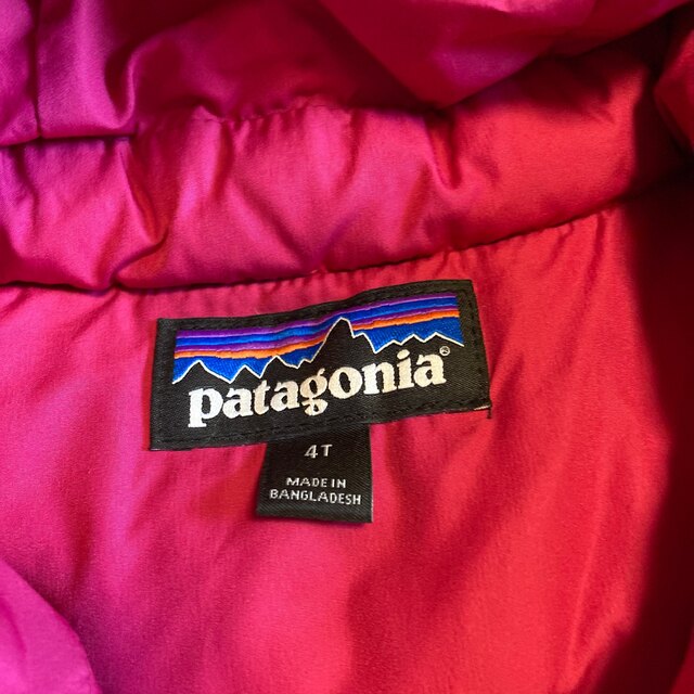 patagonia(パタゴニア)のパタゴニア　ダウン　女の子4歳 キッズ/ベビー/マタニティのキッズ服女の子用(90cm~)(ジャケット/上着)の商品写真