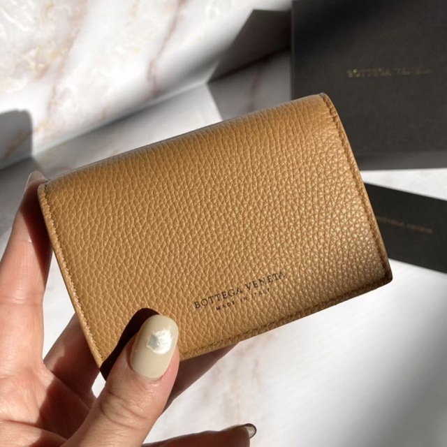 【最安値】 Bottega Veneta - ボッテガヴェネタ 折り財布 ミニ財布 グレインレザー シンプル コンパクト 財布