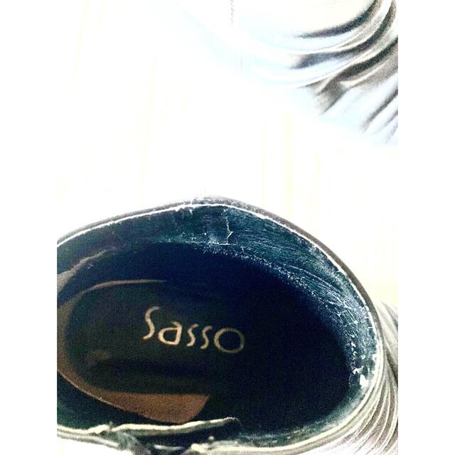 Sasso のレディース半ブーツ23cm 本革製品 レディースの靴/シューズ(ブーツ)の商品写真