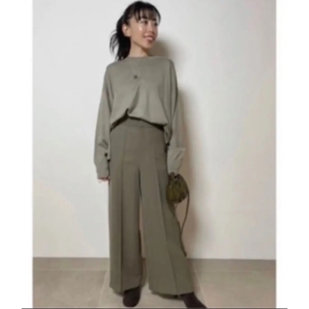 Mila Owen(ミラオーウェン)のMila Owen ロンＴ見えニットプルオーバー レディースのトップス(ニット/セーター)の商品写真