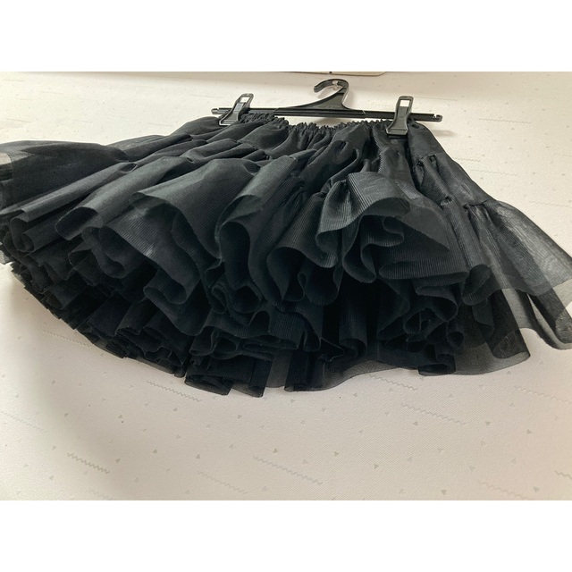 BODYLINE(ボディライン)のパニエ 黒 ブラック レディースのスカート(ミニスカート)の商品写真