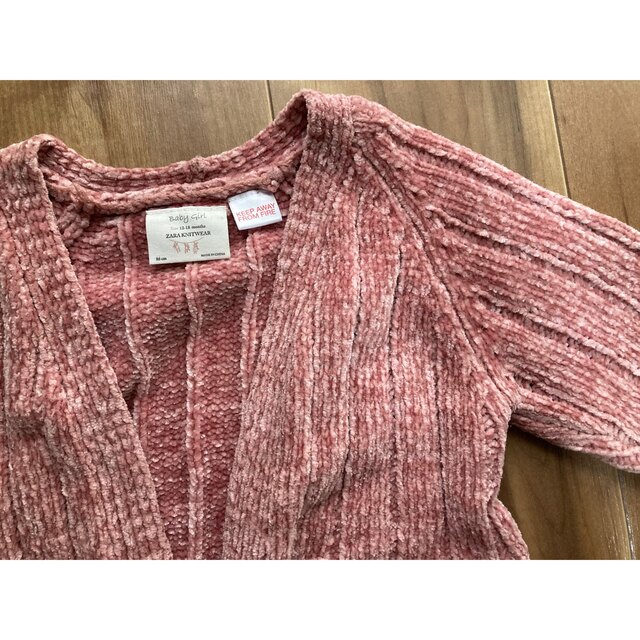 ZARA KIDS(ザラキッズ)のzarababy 86cm カーディガン キッズ/ベビー/マタニティのベビー服(~85cm)(カーディガン/ボレロ)の商品写真