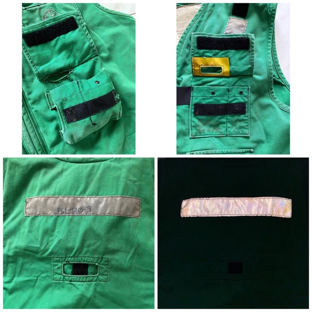 米軍　ライフジャケット　LIFE PRESERVER VEST　グリーン　M