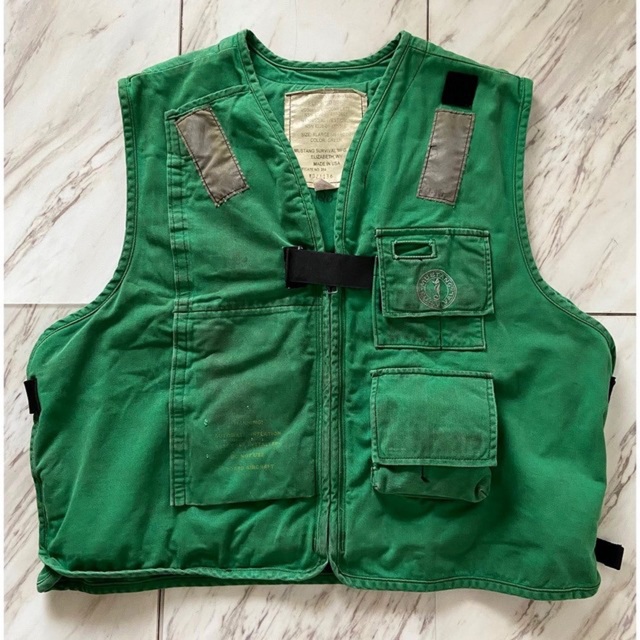 希少 xl vintage 米軍 us.navy フライトデッキクルー ベストの通販 by