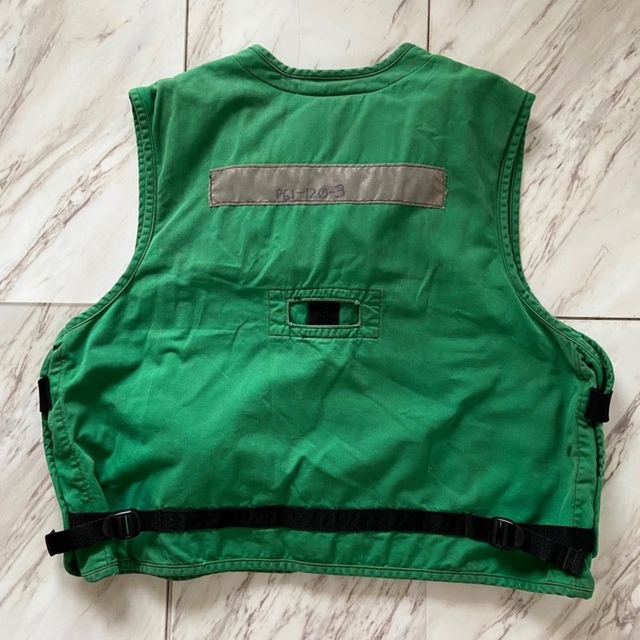 希少 xl vintage 米軍 us.navy フライトデッキクルー ベストの通販 by