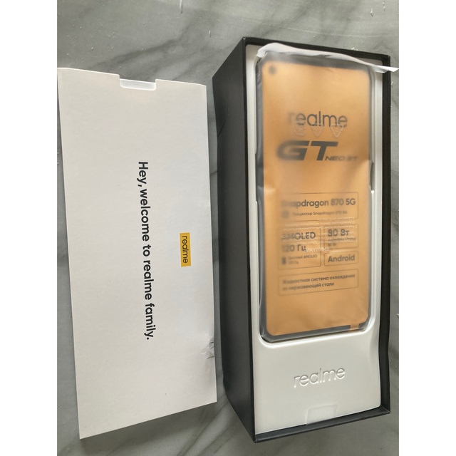 スマートフォン　Realme GT NEO 3T 128GB　スマフォ