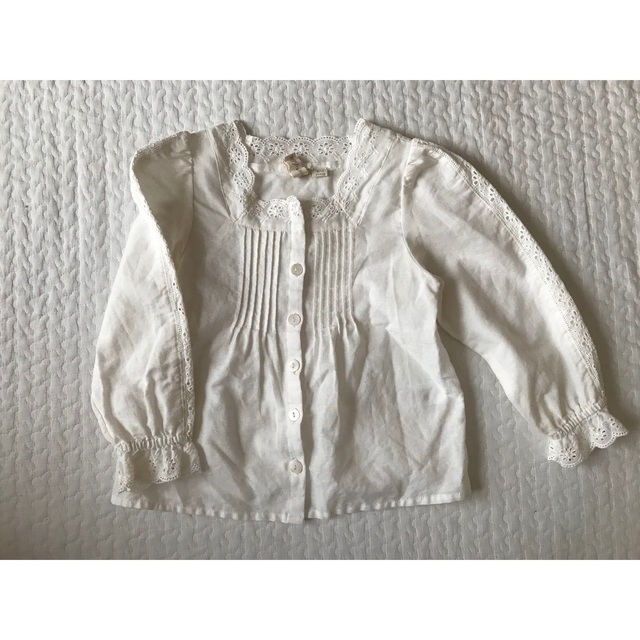 在庫限り】 littlecottonclothes ブラウス 新品未使用 3-4Y ...