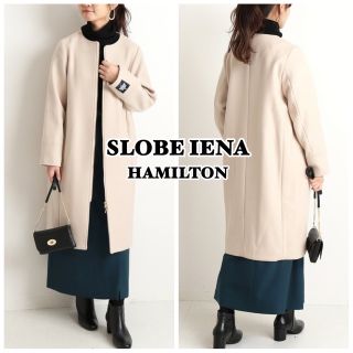 SLOBE IENA - SLOBE IENA ハミルトン ノーカラージップコート ゴールド