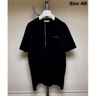マルニ(Marni)の新品 48 22ss MARNI 胸ミニロゴ Tシャツ 黒 3712(Tシャツ/カットソー(半袖/袖なし))