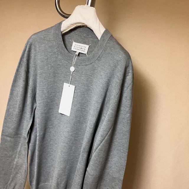 M メゾンマルジェラ 20ss エルボーパッチニット グレー メゾン マルジェラ Maison Margiela エルボーパッチ ニット