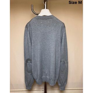 M メゾンマルジェラ 20ss エルボーパッチニット グレー Maison Margiela メゾンマルジェラ 12G エルボーパッチ セーター