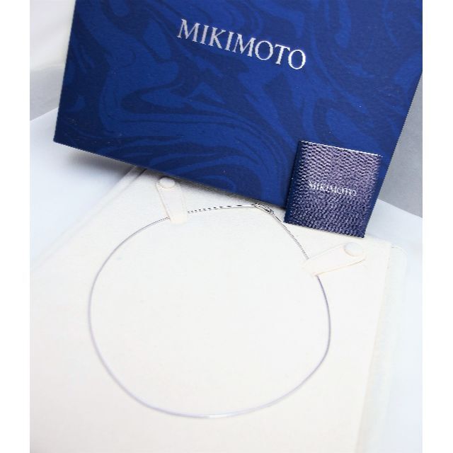 R4024MIKIMOTO ミキモト K18WG ネックレス 40cm