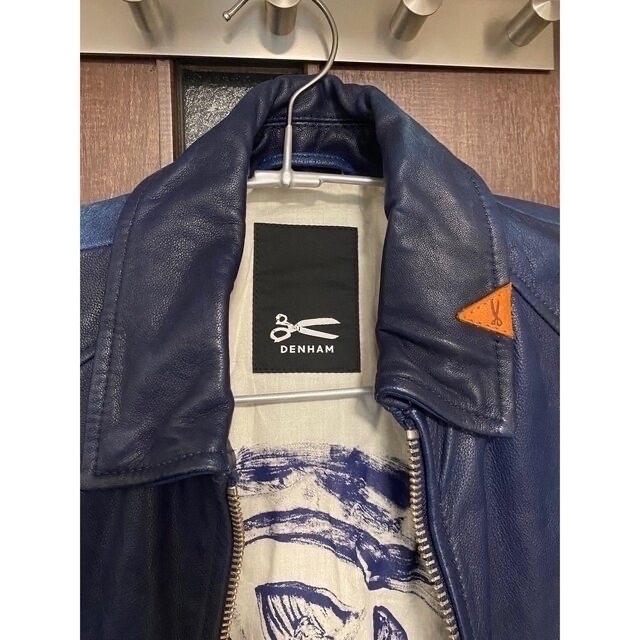 DENHAM - denham レザージャケット 革ジャンの通販 by なかやま's shop