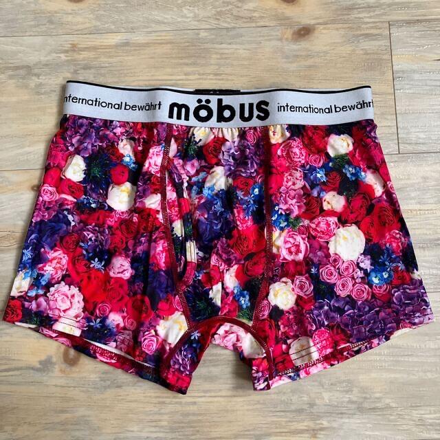 mobus(モーブス)のモーブスmobus  ボタニカル薔薇バラローズボクサーパンツカラフル転写プリント メンズのアンダーウェア(ボクサーパンツ)の商品写真