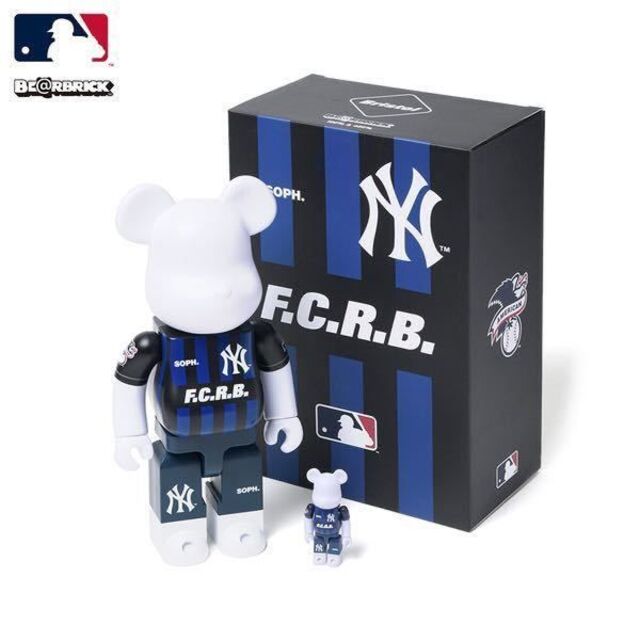 BE@RBRICK F.C.R.B.×MLB 100％&400％