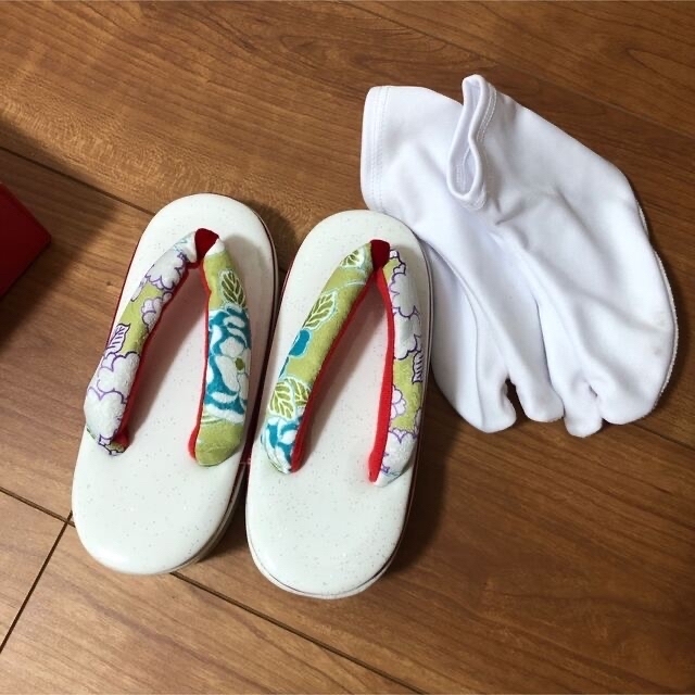 3歳 七五三 着物 ひさかたろまん おしゃまコート 緑 キッズ/ベビー/マタニティのキッズ服女の子用(90cm~)(和服/着物)の商品写真