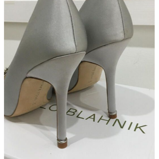 高評価新品MANOLO BLAHNIK マノロ ブラニク ハンギシ24cmの通販 by Mulkhey's shop｜ラクマハイヒール/パンプス 