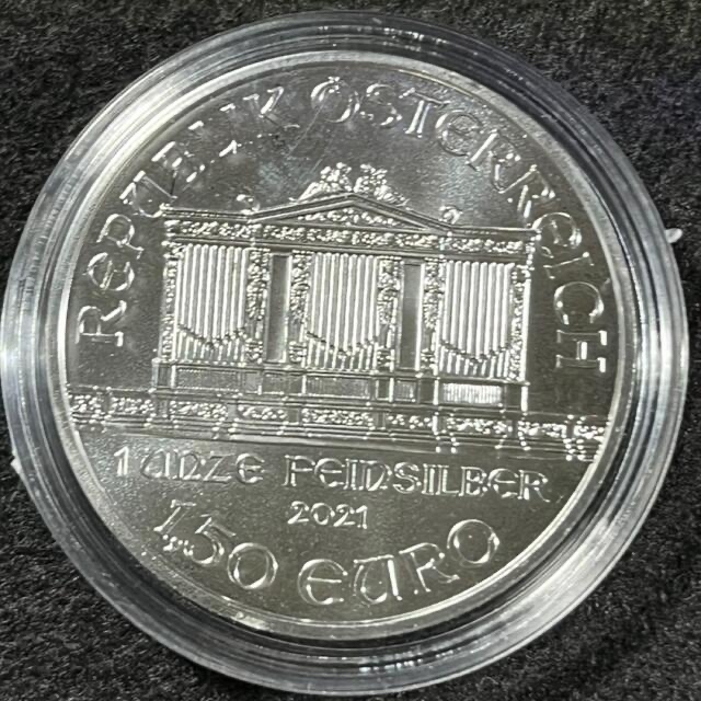 2021 ウィーンオーストリア1オンス銀貨　　10枚透明clear case入り