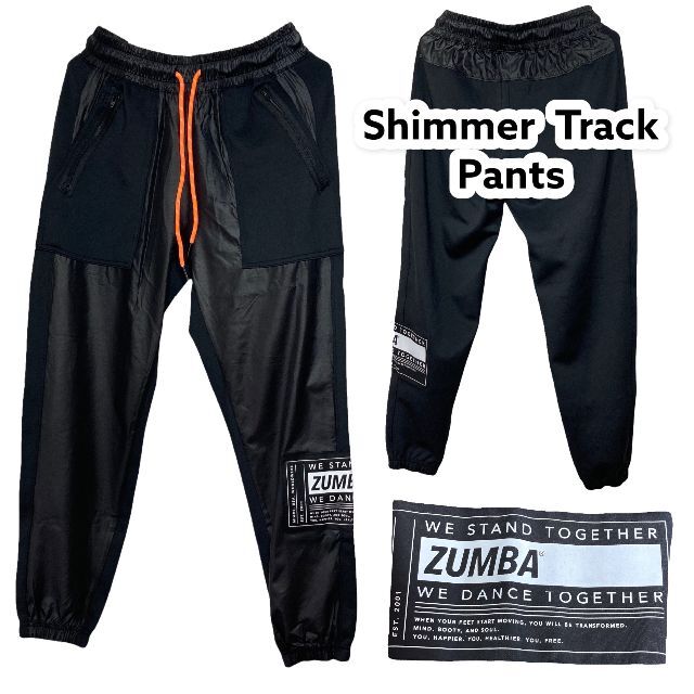 Zumba(ズンバ)のZumba ズンバ SHIMMER TRACK PANTS シマートラック XS スポーツ/アウトドアのスポーツ/アウトドア その他(ダンス/バレエ)の商品写真