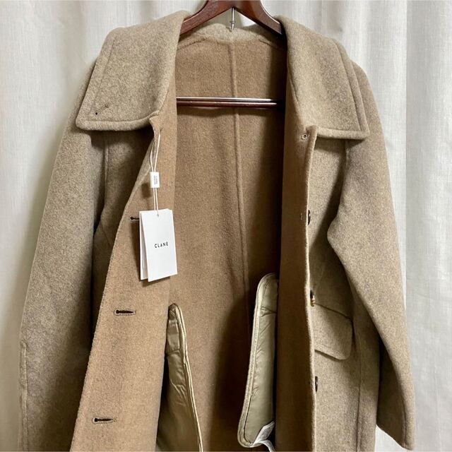 CLANE(クラネ)のクラネ正規品！新品紙タグ付き★コートARCH SLEEVE REVER COAT レディースのジャケット/アウター(ロングコート)の商品写真