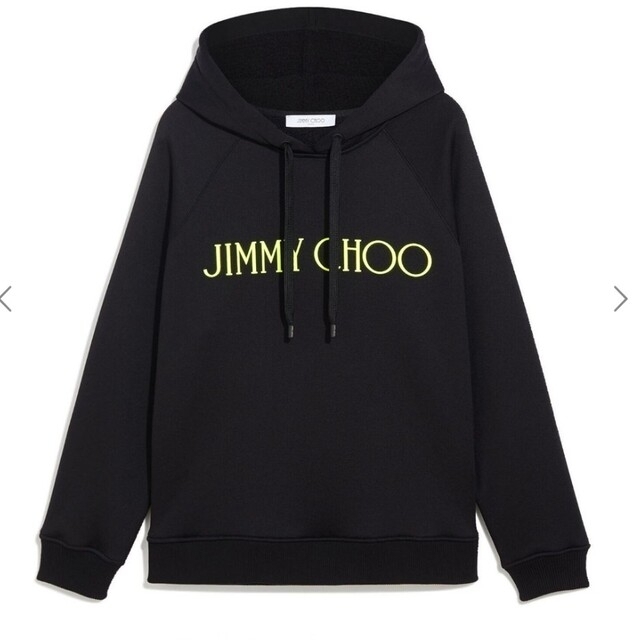 JIMMY CHOO ジミーチュウ　ネオンロゴフーディパーカー　メンズ