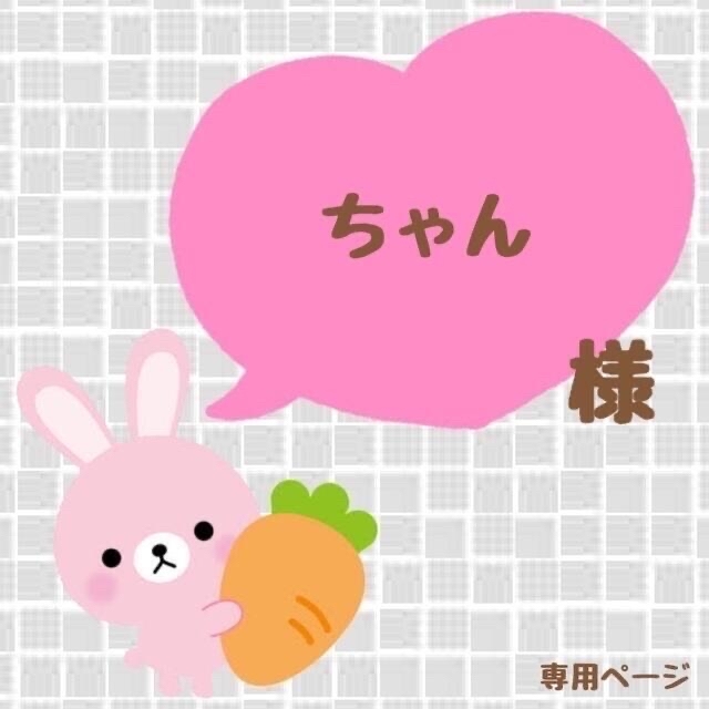 ちゃん様⦆専用ページ-
