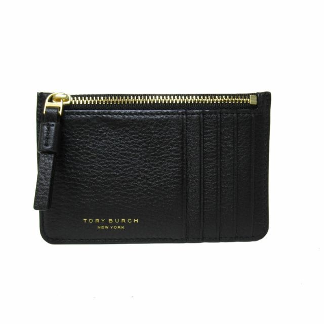 Tory Burch(トリーバーチ)の【新品】トリーバーチ TORY BURCH カードケース 61075-0819-001 レザー ファスナーポケット付き PERRY / BLACK レディース レディースのファッション小物(名刺入れ/定期入れ)の商品写真