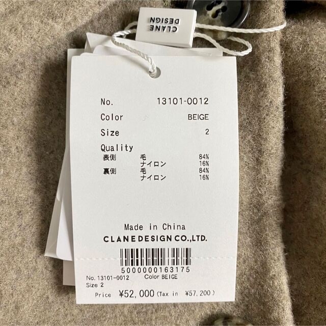 クラネ正規品!新品紙タグ付き★コートARCH SLEEVE REVER COAT