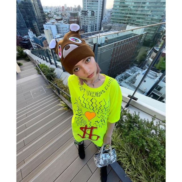AONE4SURE YZY dropout bearニット帽ビーニー 韻マン着用の通販 AONE4SURE YZY dropout bearニット帽ビーニー 韻マン着用の通販