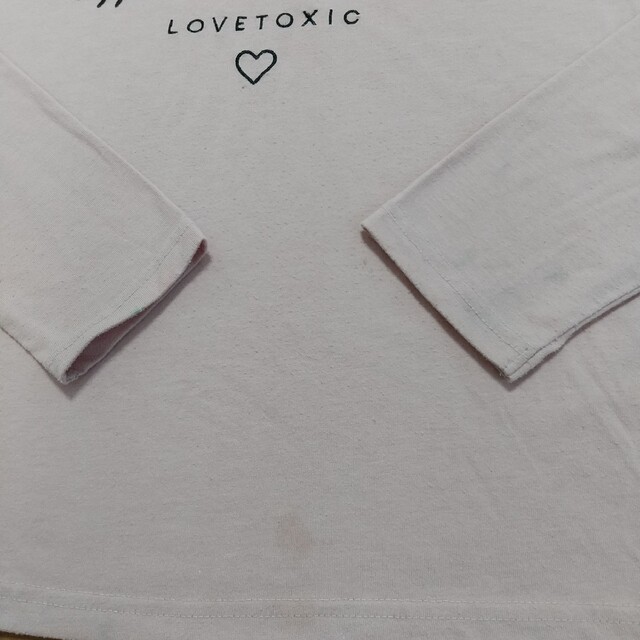 lovetoxic(ラブトキシック)のラブトキ 長袖カットソー 140 ピンク キッズ/ベビー/マタニティのキッズ服女の子用(90cm~)(Tシャツ/カットソー)の商品写真