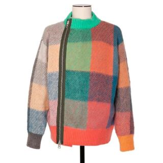 sacai - SACAI 新品 タグ付き プレイド ニット プルオーバーの通販 by ...