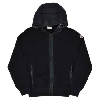 モンクレール(MONCLER)の【きょん様専用】MONCLER ジップアップ フーディー ブラック メンズ(パーカー)